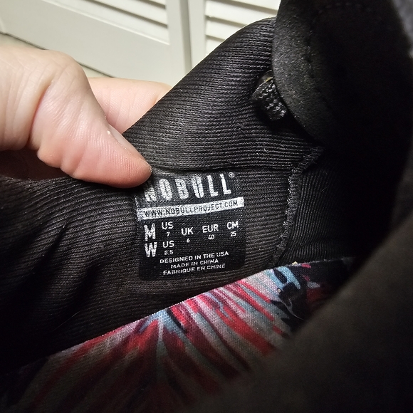 NOBULL Black Athletic Shoes with Colorful Soles - Picture 3 of 3